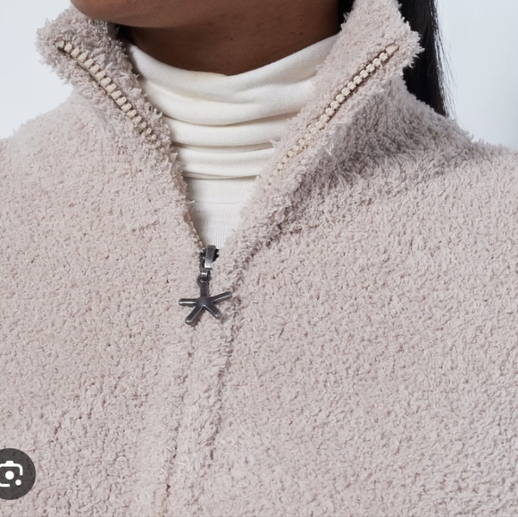 Barefoot Dreams Cozychic Half Zip Short Lounger Robe Dress Womens XXS XS Comfy - Picture 4 of 7